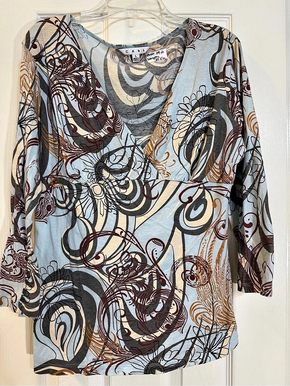 Cabi Abstract Print Tunic Size Large